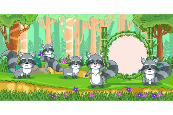 Download Raccoons with a Blank Sign Bamboo - Blank sign Collection