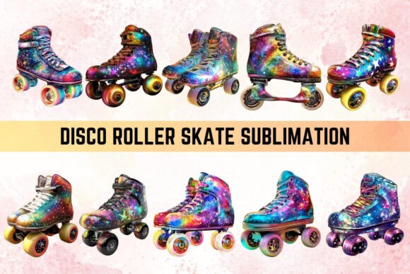 Download Disco Roller Skate Sublimation - Sublimation Collection