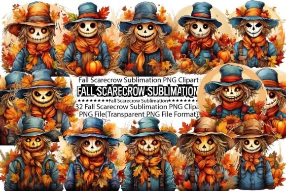 Download Fall Scarecrow Sublimation Bundle - Sublimation Collection